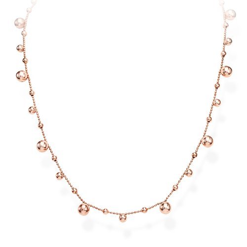 Collana Donna Amen Romance In Argento 925 Rosato Con Sfere 3 - Verre Gioielli collana-sfere-rose_3533_big-verre-goielli