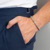 Bracciale Unisex Gerba In Argento 925 E Ceramica Turchese 6 - Verre Gioielli Bracciale Unisex Gerba In Argento 925 E Ceramica Turchese 2 Verre Gioielli - l'istituzione del gioiello
