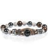 Bracciale Uomo Gerba Lab Con Cordino In Pelle Marrone Perle In Pietra Onice Aulite Bianca Occhio Di Tigre Ematite E Componenti In Metallo 4 - Verre Gioielli lab-022-600x600 verre gioelli