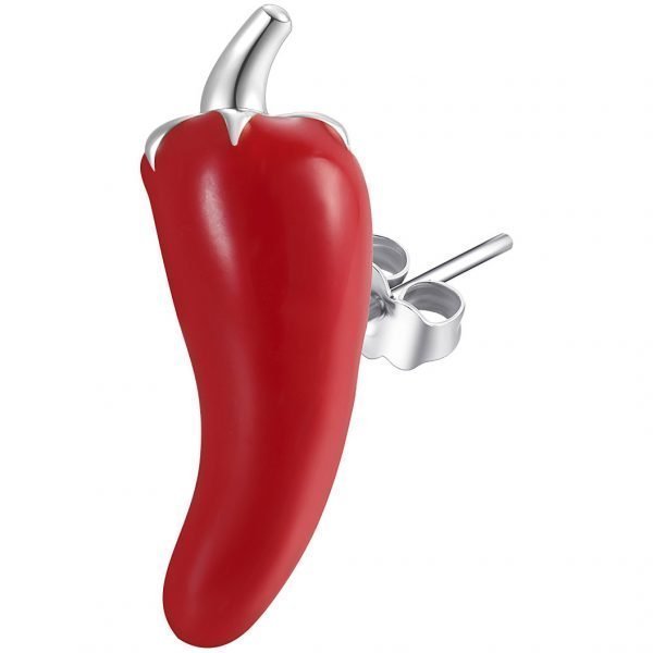 Orecchino Donna Rosato Mix And Match In Argento 925 A Peperoncino Rosso 3 - Verre Gioielli mono-orecchino-donna-rosato-storie-rzo029r_418508verre-gioielli