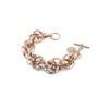 Bracciale Donna Unoaerre In Bronzo Dorato Rosa A Catena Rolò Battuta 2 - Verre Gioielli 000EXB4345000_R verre gioielli