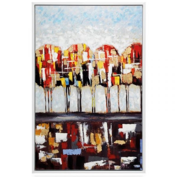 Quadro Albero A Colori Ottaviani Su Tela 3 - Verre Gioielli 250144 verre gioielli