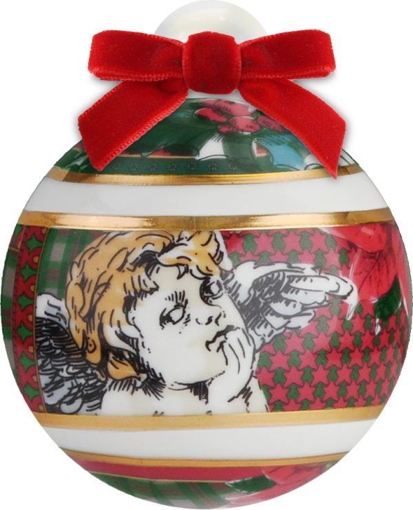 Palla Di Natale Baci Milano In Porcellana 3 - Verre Gioielli XBALL1.TAR01 verre gioielli