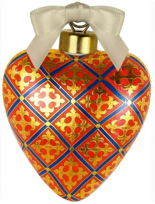Cuore Bombato Baci Milano In Porcellana 3 - Verre Gioielli XHEA.ROL04 verre gioielli