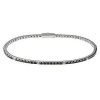 Bracciale Donna Bliss Tennis In Argento 925 E Zirconi Neri E Bianchi 1 - Verre Gioielli Bracciale Donna Bliss Tennis In Argento 925 E Zirconi Neri E Bianchi