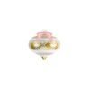 Palla Di Natale Baci Milano Ovale Romantic Pink In Porcellana 1 - Verre Gioielli xball3gal03-verre-gioielli