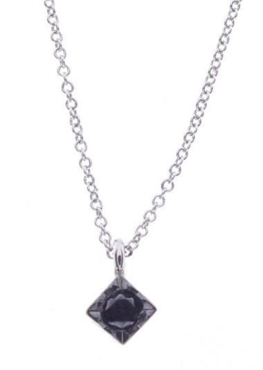 Collana Uomo Bliss Precious In Oro Bianco E Nero 18 kt E Pendente 3 - Verre Gioielli Collana Uomo Bliss Precious In Oro Bianco E Nero 18 kt E Pendente