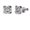 Orecchini Punto Luce Donna Bliss In Oro Bianco 18 Kt E Diamanti 0.17 Kt 1 - Verre Gioielli 20087970 verre gioielli