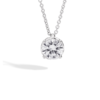 Collana Donna Recarlo Punto Luce Anniversary In Oro Bianco 18 Kt E Diamanti 0.14 Ct