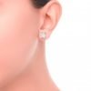 Orecchini Donna Recarlo A Farfallina In Oro Bianco 18 Kt Con Diamanti 0.48 Ct 5 - Verre Gioielli E30PX265 details verre gioielli