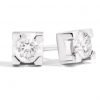 Orecchini Donna Recarlo A Farfallina In Oro Bianco 18 Kt Con Diamanti 0.10 Ct 2 - Verre Gioielli E30PX265 verre gioielli