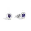 Orecchini Donna Recarlo A Farfallina In Oro Bianco 18 Kt Con Diamanti 0.27 Ct E Zaffiri Naturali 0.80 Ct 2 - Verre Gioielli E77CC001_ZB verre gioielli