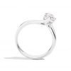Anello Donna Solitario Recarlo Anniversary In Oro Bianco 18 Kt E Diamanti 0.465 Ct 5 - Verre Gioielli R01SO195-023 verre gioielli