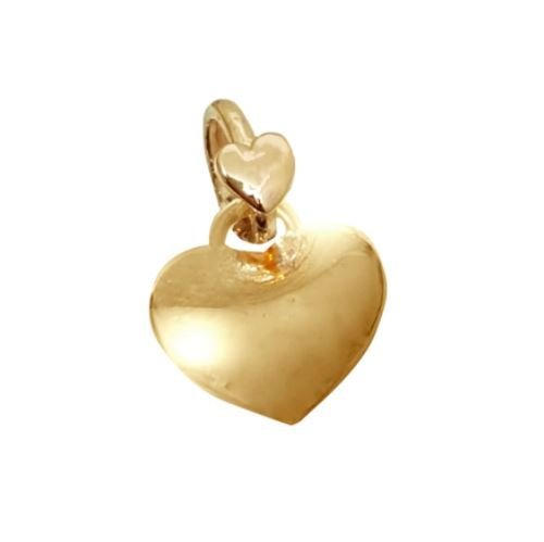 Charms Dodo Mariani A Cuore In Oro 18 kt 2 - Verre Gioielli Charms Dodo Mariani A Cuore In Oro 18 kt