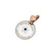 Charms Dodo Mariani Rotondo Inciso A Stella In Argento 925 Oro Giallo E Zaffiro Blu 1 - Verre Gioielli Charms Dodo Mariani Rotondo Inciso A Stella In Argento 925 Oro Giallo E Zaffiro Blu