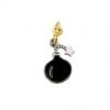 Charms Dodo Mariani A Bomba In Argento 925 E Oro Giallo 1 - Verre Gioielli Charms Dodo Mariani A Bomba In Argento 925 E Oro Giallo