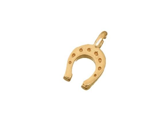 Stopper Dodo Mariani A Ferro Di Cavallo In Oro Giallo 9 Kt 3 - Verre Gioielli ST201-ferro di cavallo verre gioielli