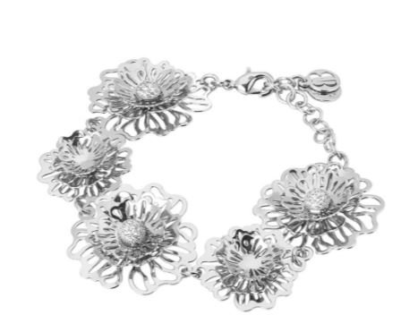 Bracciale Donna Boccadamo Jewels Bronzo Rodiato E Zirconi 3 - Verre Gioielli Bracciale Donna Boccadamo Jewels Bronzo Rodiato E Zirconi