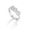 Anello Donna Trilogy Pg Gioielli In Oro Bianco 18 Kt E Diamanti 0.30 Ct 1 - Verre Gioielli ANTCUP-verre-gioielli