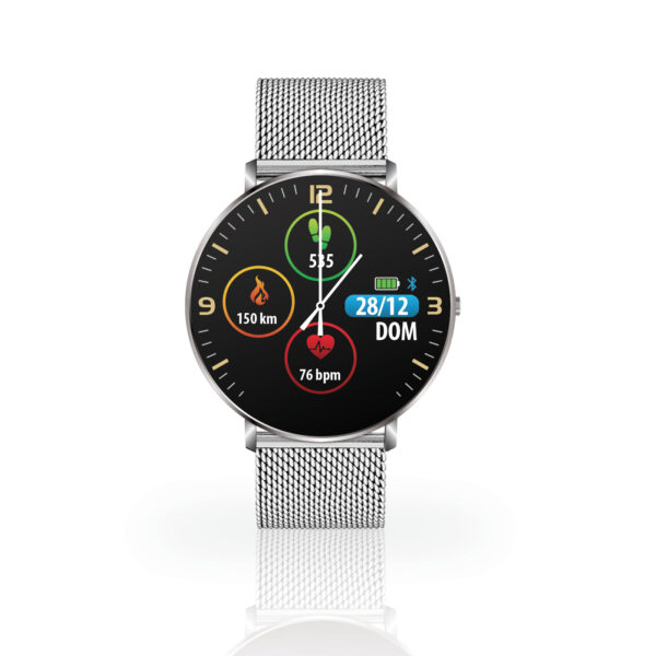 Techmade Smart Watch Kosmos Magnetic Silver 1 Verre Gioielli - l'istituzione del gioiello