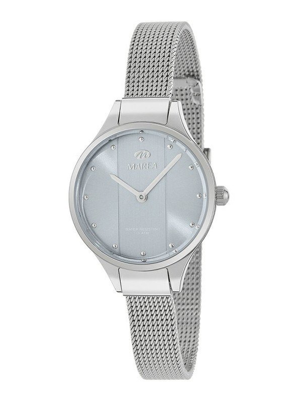 Orologio Donna Marea Solo Tempo Analogico In Acciaio E Maglia Milano -  Verre Gioielli