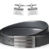 Set Uomo Ottaviani Con Cintura in Pelle e Gemelli 2 - Verre Gioielli 54247 verre gioielli