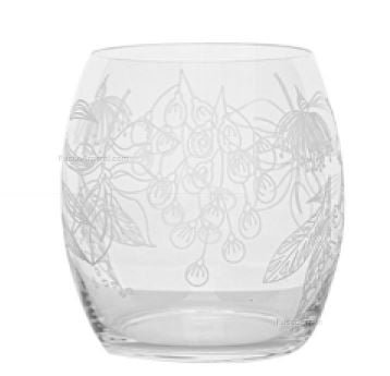 Set 6 Bicchieri Acqua Fade In Vetro Diagravure Jardin 3 - Verre Gioielli Set 6 Bicchieri Acqua Fade In Vetro Diagravure Jardin