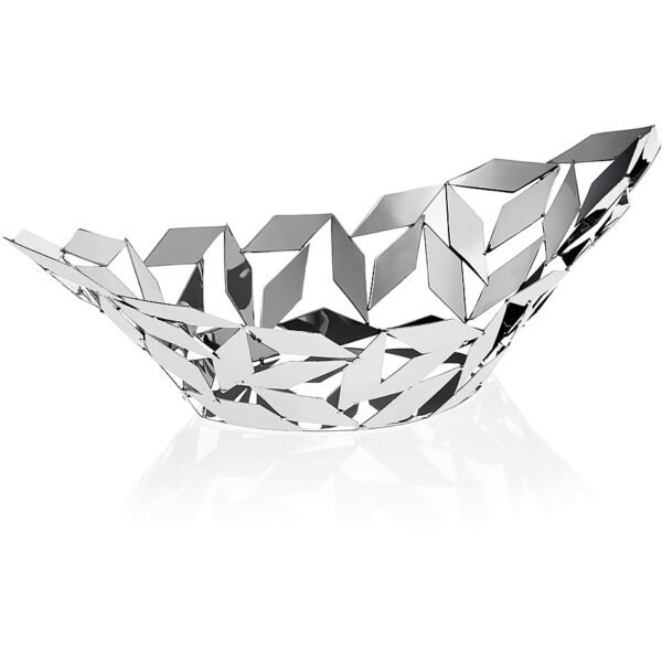 Cestino Portapane Ottaviani In Metallo Argentato 3 - Verre Gioielli 77353 verre gioielli