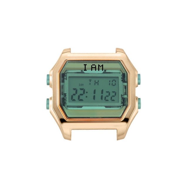 Cassa Orologio Digitale I Am Gold Case Unisex 3 - Verre Gioielli IAM-001-1450 verre gioielli
