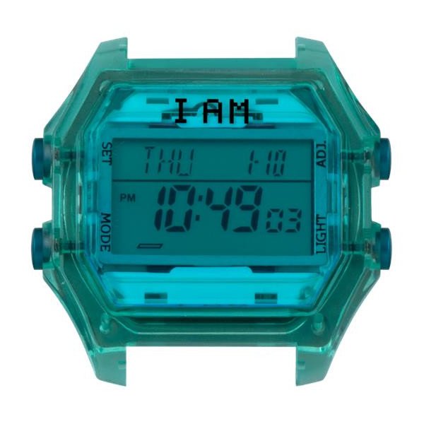 Cassa Orologio Digitale I Am Blu Case Unisex 1 Verre Gioielli - l'istituzione del gioiello