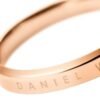 Anello Daniel Wellington Unisex Classic In Acciaio Rosato 1 Verre Gioielli - l'istituzione del gioiello
