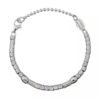 Bracciale Catenella Pigne Small Dodo Mariani Con Targhetta E Pallini In Argento 925