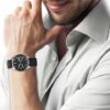 Orologio Uomo Stroili In Acciaio Al Quarzo Multifunzione E Cinturino In Pelle 2 Verre Gioielli - l'istituzione del gioiello
