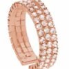 Anello Donna Stroili In Metallo Rosato E Strass 2 Verre Gioielli - l'istituzione del gioiello