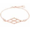 Bracciale Donna Stroili In Ottone Rosato E Cristalli 1 - Verre Gioielli Bracciale Donna Stroili In Ottone Rosato E Cristalli