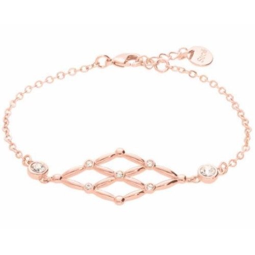 Bracciale Donna Stroili In Ottone Rosato E Cristalli 3 - Verre Gioielli Bracciale Donna Stroili In Ottone Rosato E Cristalli