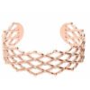 Bangle Donna Stroili In Ottone Rosato E Brillanti 1 - Verre Gioielli Bangle Donna Stroili In Ottone Rosato E Brillanti