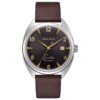 Orologio Uomo Bulova Automatico Solo Tempo In Acciaio E Pelle 2 - Verre Gioielli Orologio Uomo Bulova Automatico Solo Tempo In Acciaio E Pelle