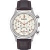 Orologio Uomo Bulova Al Quarzo Cronografo In Acciaio E Pelle 1 - Verre Gioielli Orologio Uomo Bulova Al Quarzo Cronografo In Acciaio E Pelle