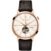 Orologio Uomo Bulova Automatico Solo Tempo In Acciaio E Pelle 4 - Verre Gioielli Orologio Uomo Bulova Automatico Solo Tempo In Acciaio E Pelle