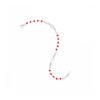 Bracciale Donna Amen Rosario In Argento 925 E Cristalli Rossi 1 - Verre Gioielli Bracciale Donna Amen Rosario In Argento 925 E Cristalli Rossi