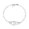 Bracciale Donna Amen In Argento 925 E Manette 1 - Verre Gioielli BRULEBB verre gioielli