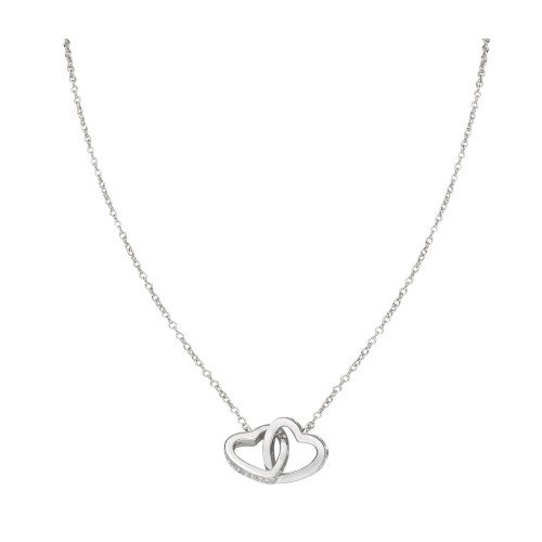 Collana Donna Amen In Argento 925 E Ciondoli A Cuore 3 - Verre Gioielli Collana Donna Amen In Argento 925 E Ciondoli A Cuore