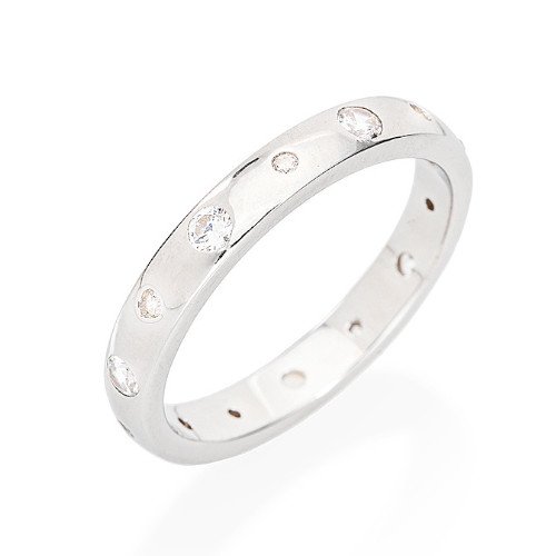 Anello Donna Amen In Argento 925 E Zirconi Bianchi