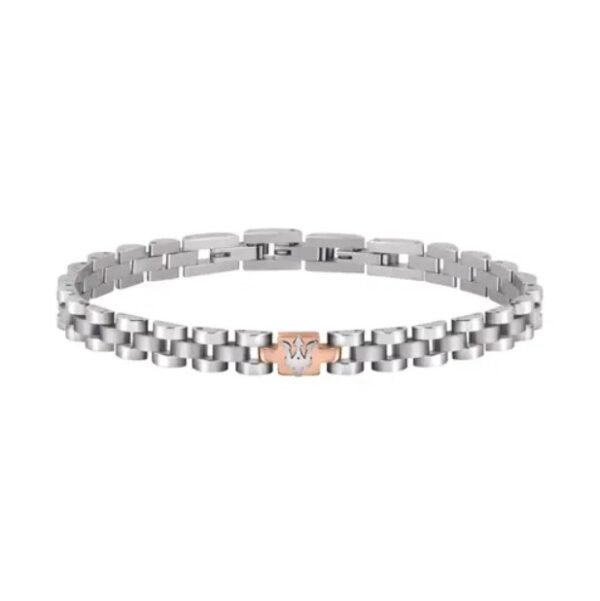 Bracciale Uomo Maserati In Acciaio Con Pvd Rosa