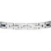 Bracciale Uomo Maserati In Acciaio E Inserti In Ceramica Blu 4 Verre Gioielli - l'istituzione del gioiello