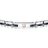 Bracciale Uomo Maserati In Acciaio E Ceramica Blu 4 Verre Gioielli - l'istituzione del gioiello