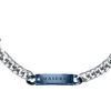 Bracciale Uomo Maserati In Acciaio Pvd Blu E Diamanti 5 Verre Gioielli - l'istituzione del gioiello
