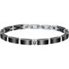 Bracciale Uomo Maserati In Acciaio Ceramica E Pvd Nero
