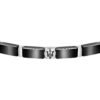 Bracciale Uomo Maserati In Acciaio Ceramica E Pvd Nero 2 Verre Gioielli - l'istituzione del gioiello